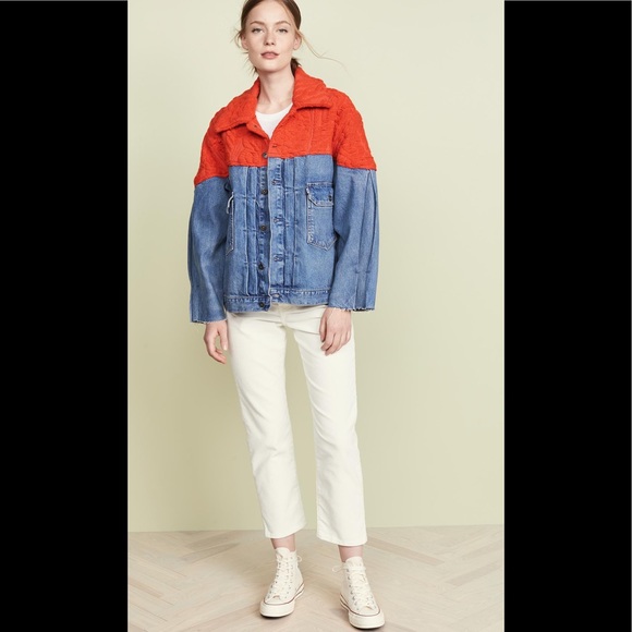 Levi’s Made & Crafted Native Mixed Media Trucker Jacket - Picture 16 of 17